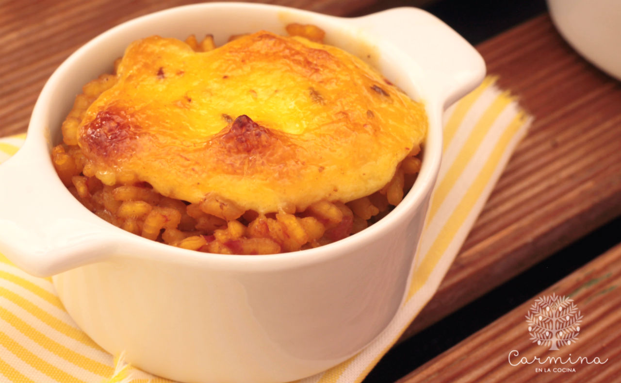 Arroz con cordero costrado al alicurry