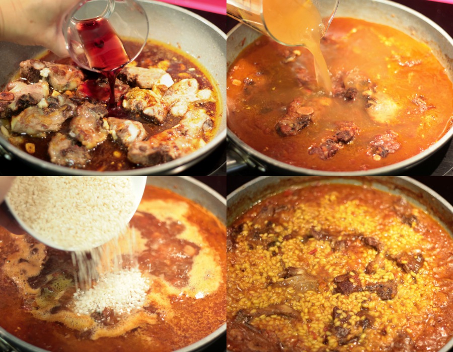 como hacer arroz cordero costrado alioli curry