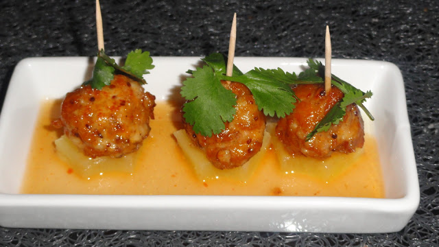 Albóndigas tropicales Albóndigas tropicales