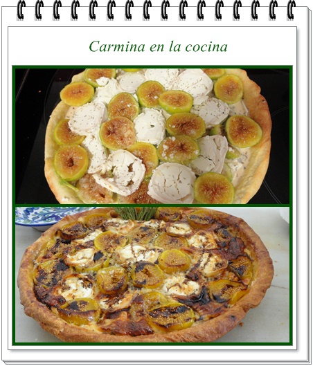 Tarta de higos y queso de cabra Tarta de higos y queso de cabra