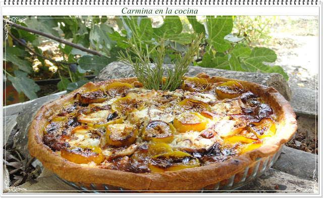 Tarta de higos y queso de cabra Tarta de higos y queso de cabra